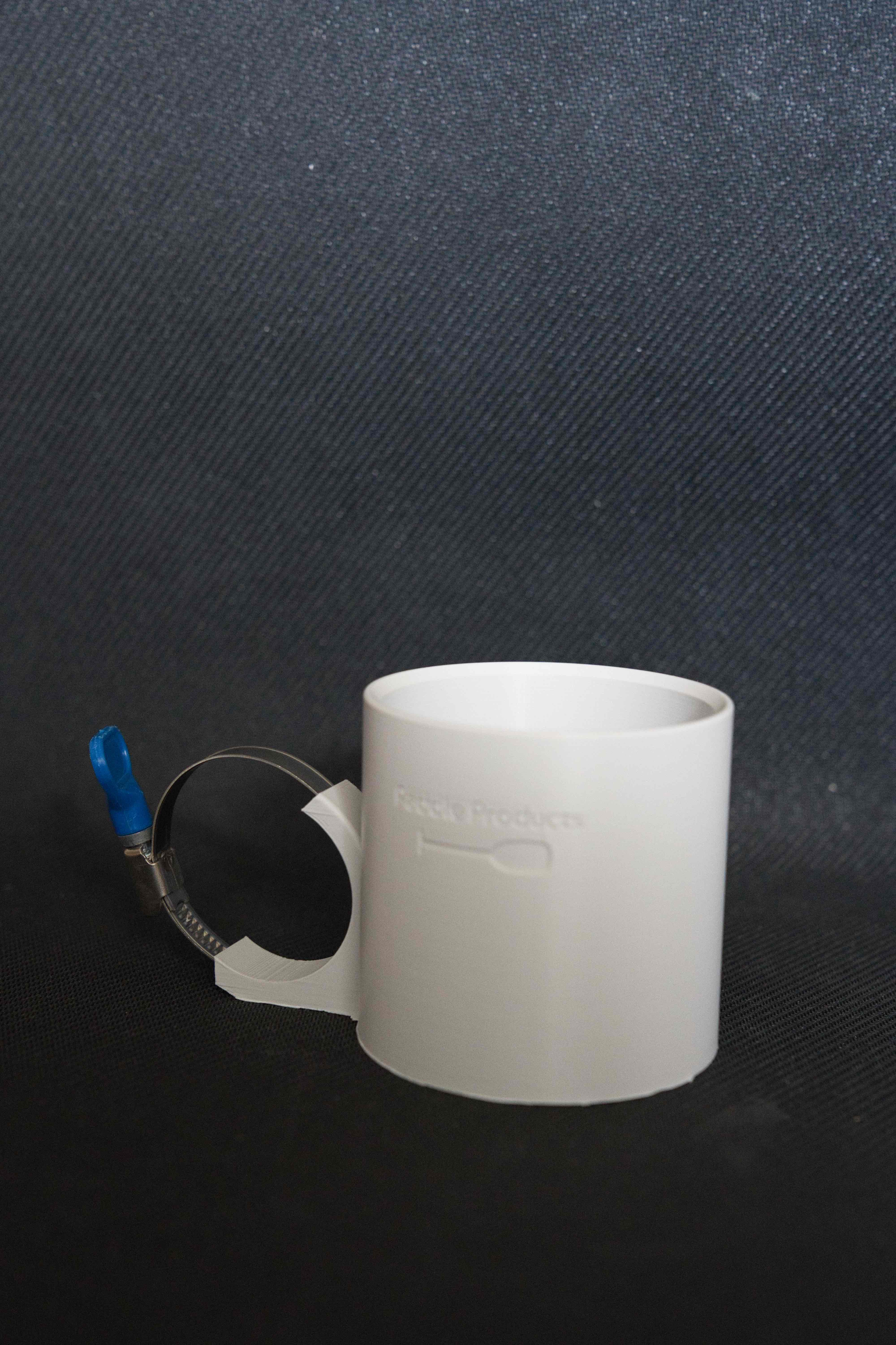 Hose Clamp/Full Circle Koozie + Beer Can